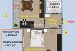 1-sobno stanovanje, Celje, prodaja, 44m2, 120000EUR, id1054